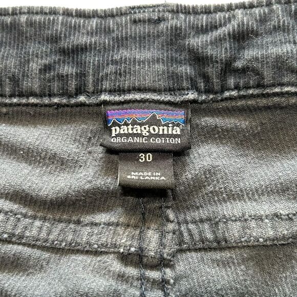Patagonia Women's Organic Cotton Fitted Corduroy Low Rise Skinny Pants Grey 30 - Picture 5 of 10